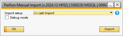 PerfionManualImport
