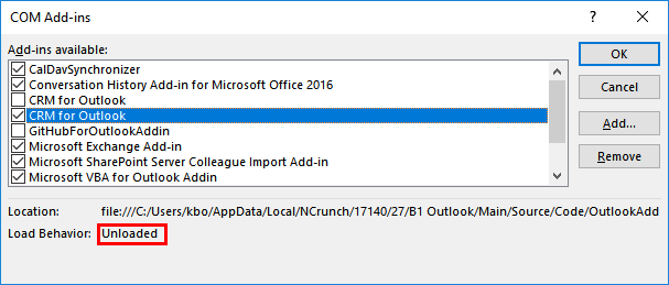 disable add ins outlook 2013 without opening