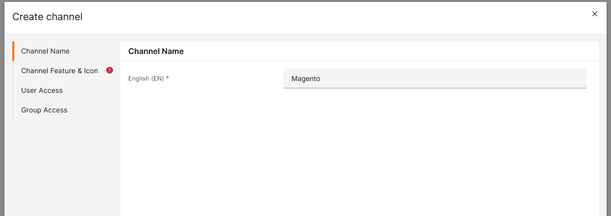 Give the channel a name that is recognizable for y our users